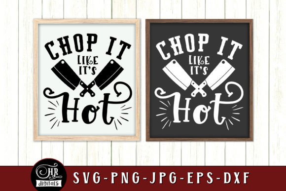 Chop It Like It’s Hot – A Humorous Kitchen Design for Real Embroidery Use