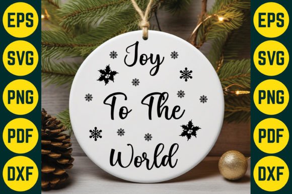 Design Review: Joy to the World Christmas Ornaments