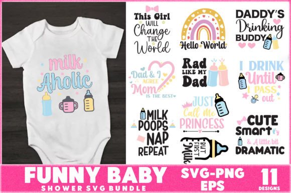 Free Funny Baby Shower SVG Bundle Review for Real Embroidery Projects