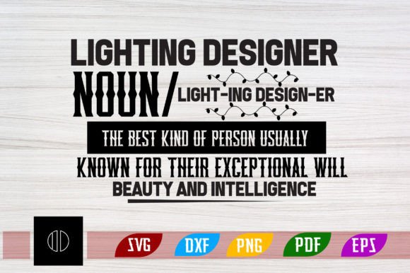 Funny Lighting Designer Svg Design
