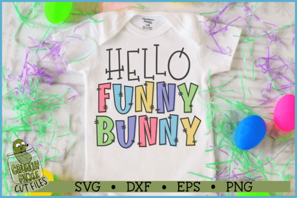 Hello Funny Bunny Easter SVG File Review