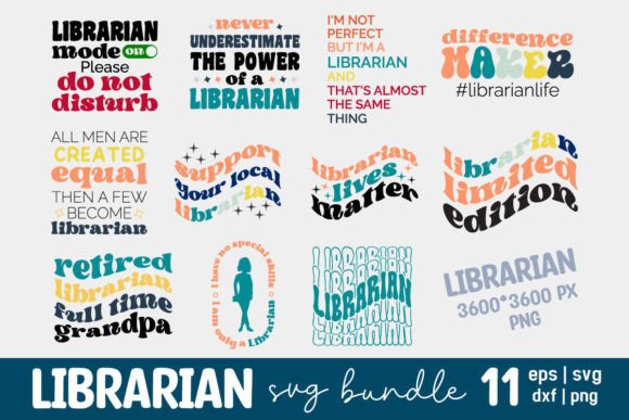 Librarian Life: A Practical Embroidery Designer’s Take on the Cute Retro SVG Bundle