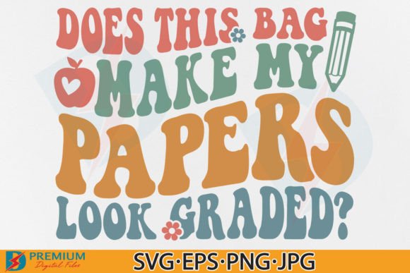 Teacher Tote Bag SVG: Retro Humor Meets Practical Embroidery