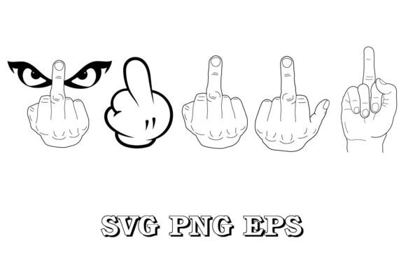 Testing the Middle Finger Hand SVG Bundle Humor in Real Embroidery Projects